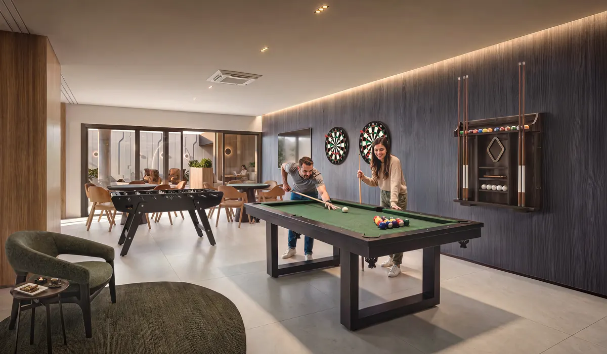 Sala de jogos do Harbor 360°